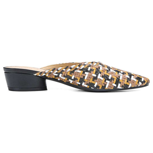 Bismark Mule - Tan Multi