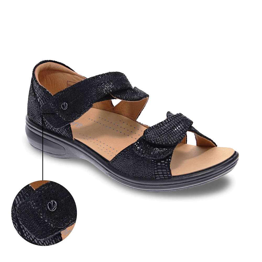 Geneva Strap Extension - Black Lizard