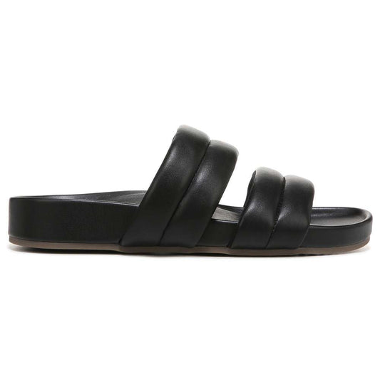 Mayla Slide - Black Nappa