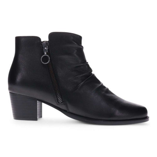 Haley Heeled Boot - Black
