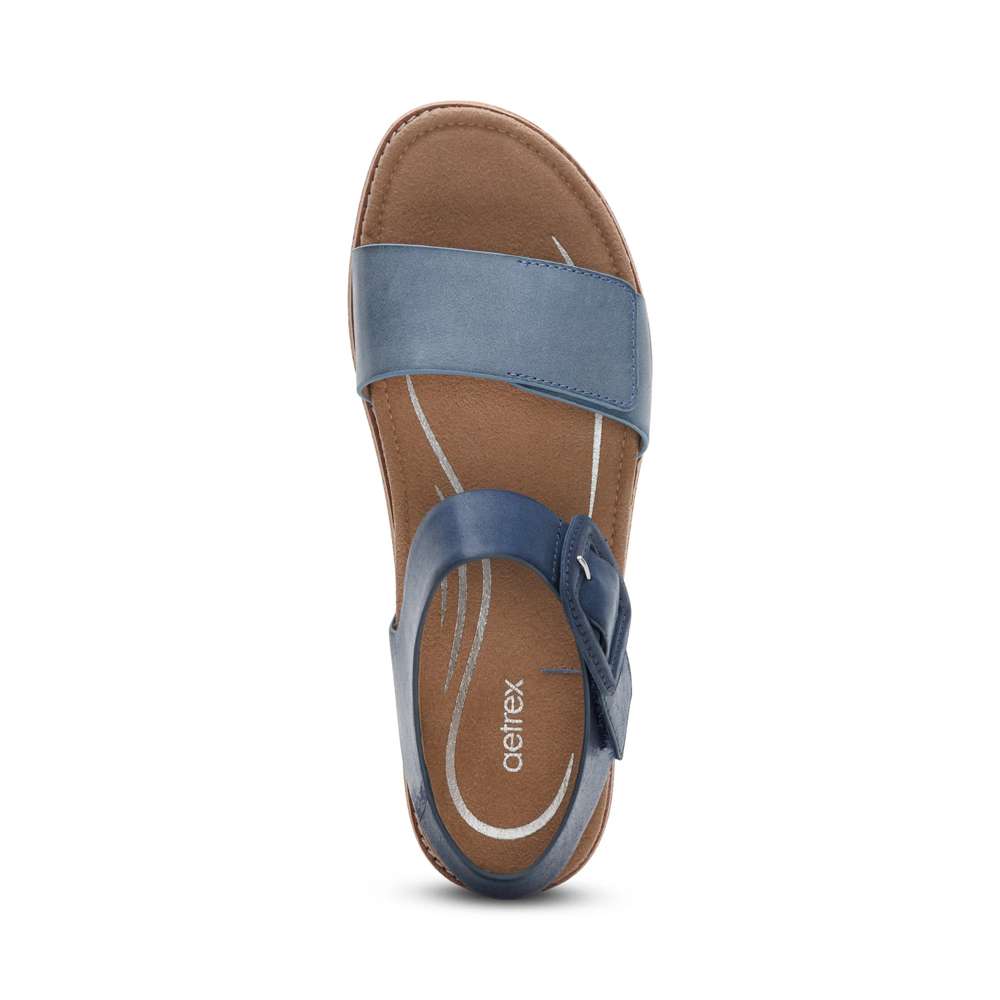 Claire Sandal - Navy