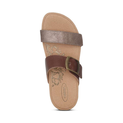 Daisy Slide - Brown