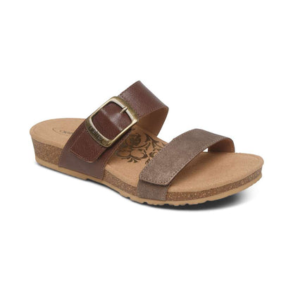 Daisy Slide - Brown