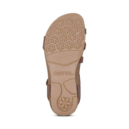 Jillian Braided Sandal - Walnut
