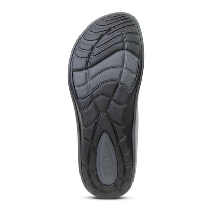 Maui Men's Toe Post Sandal - Charcoal