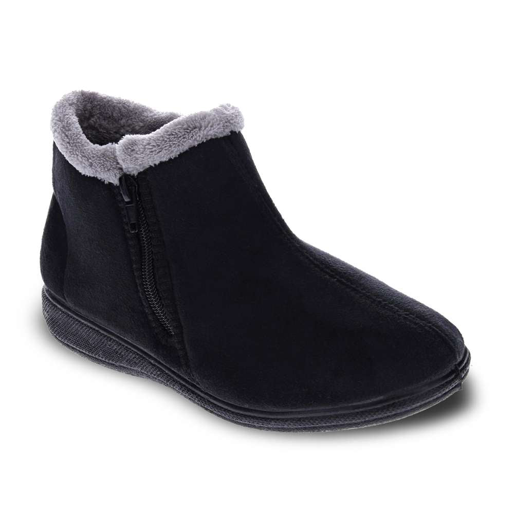 Dahlia Slipper - Black