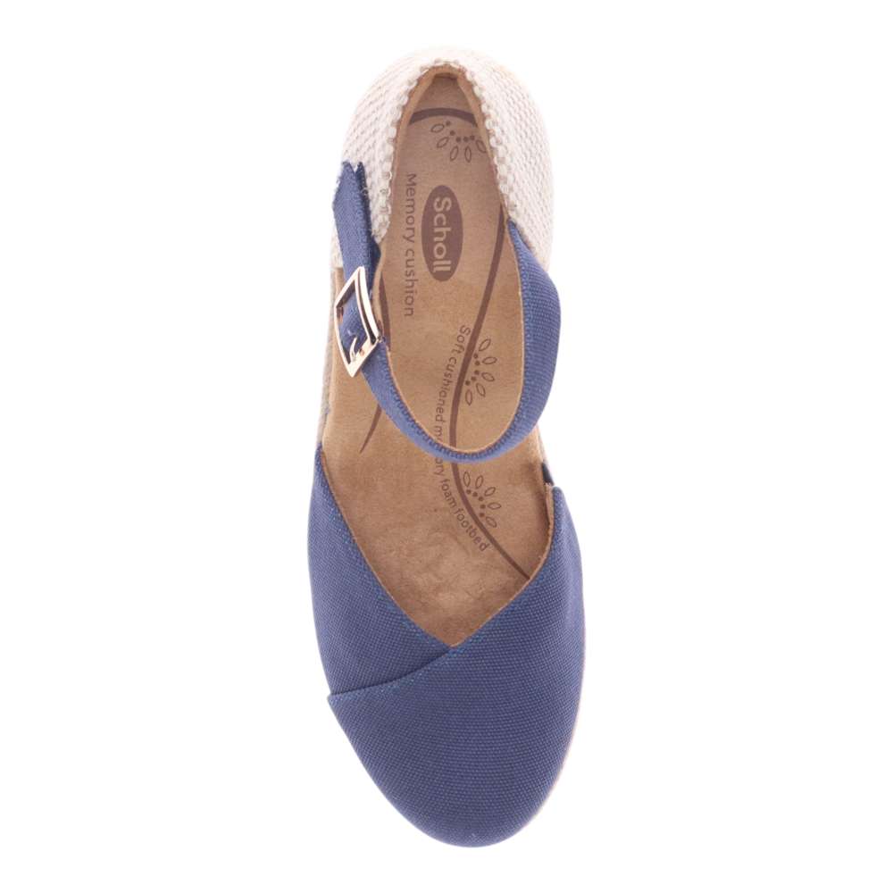 Maya Wedge - Navy