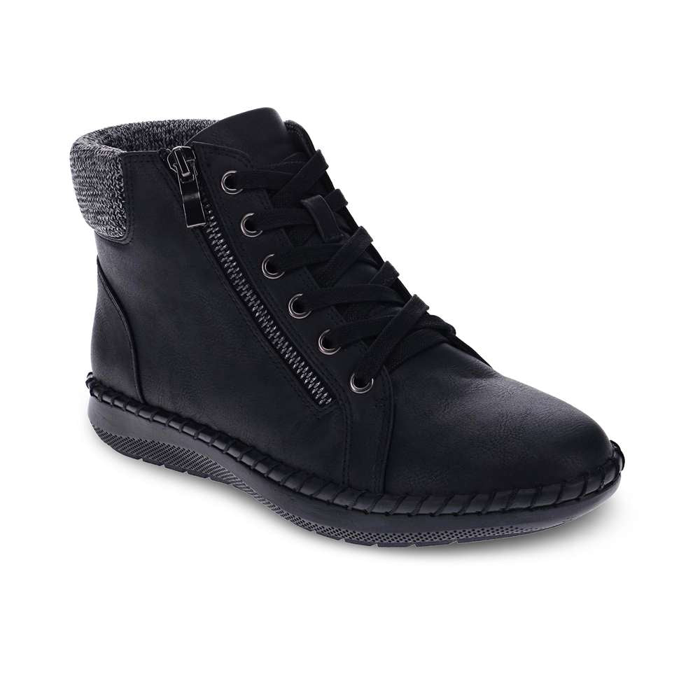 Willow Zip Bootie - Black
