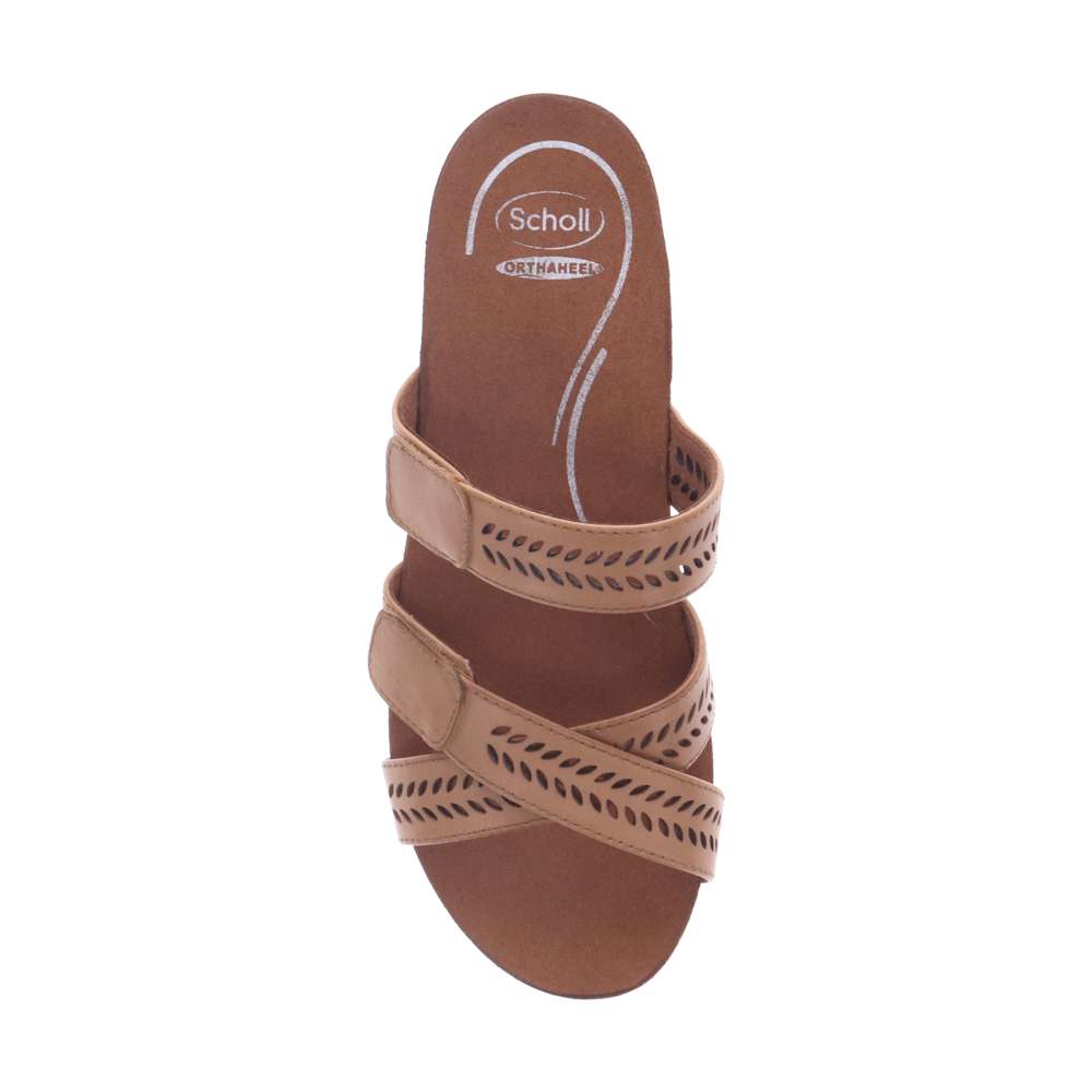 Joan Slide Wedge - Beige