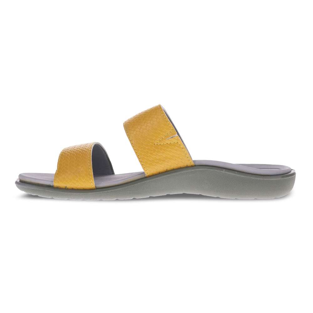 Penang Weave Slide - Yellow
