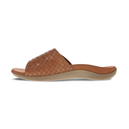 Samos Weave Slide - Brown