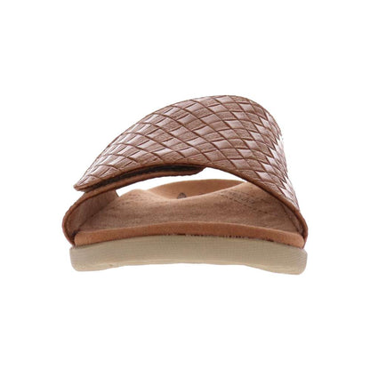 Samos Weave Slide - Brown