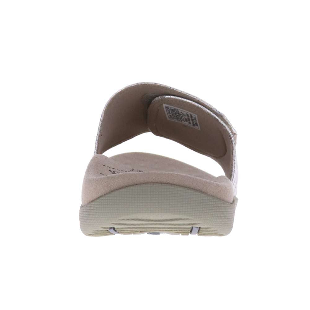 Samos Weave Slide - White/Silver