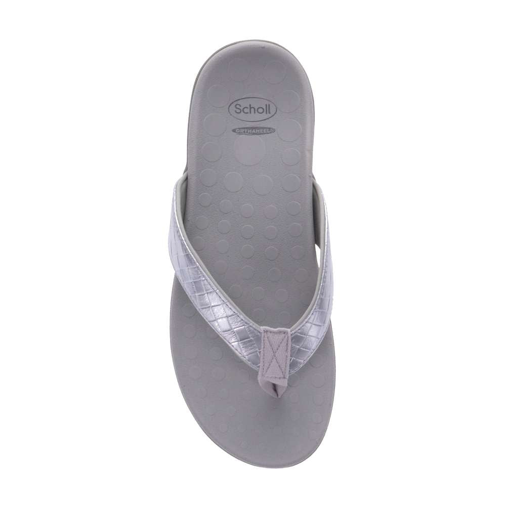 Sonoma Weave Toe Post Sandal - Silver Weave