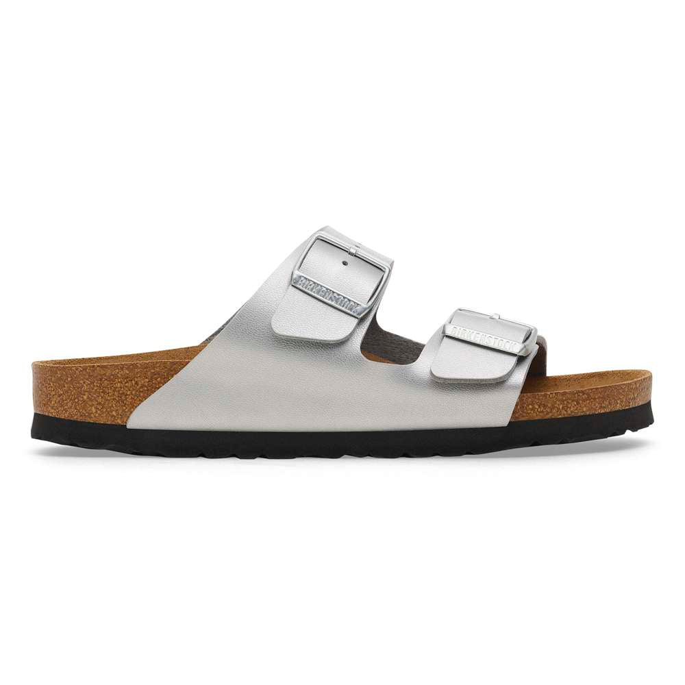 Arizona Birko-Flor Slide - Silver