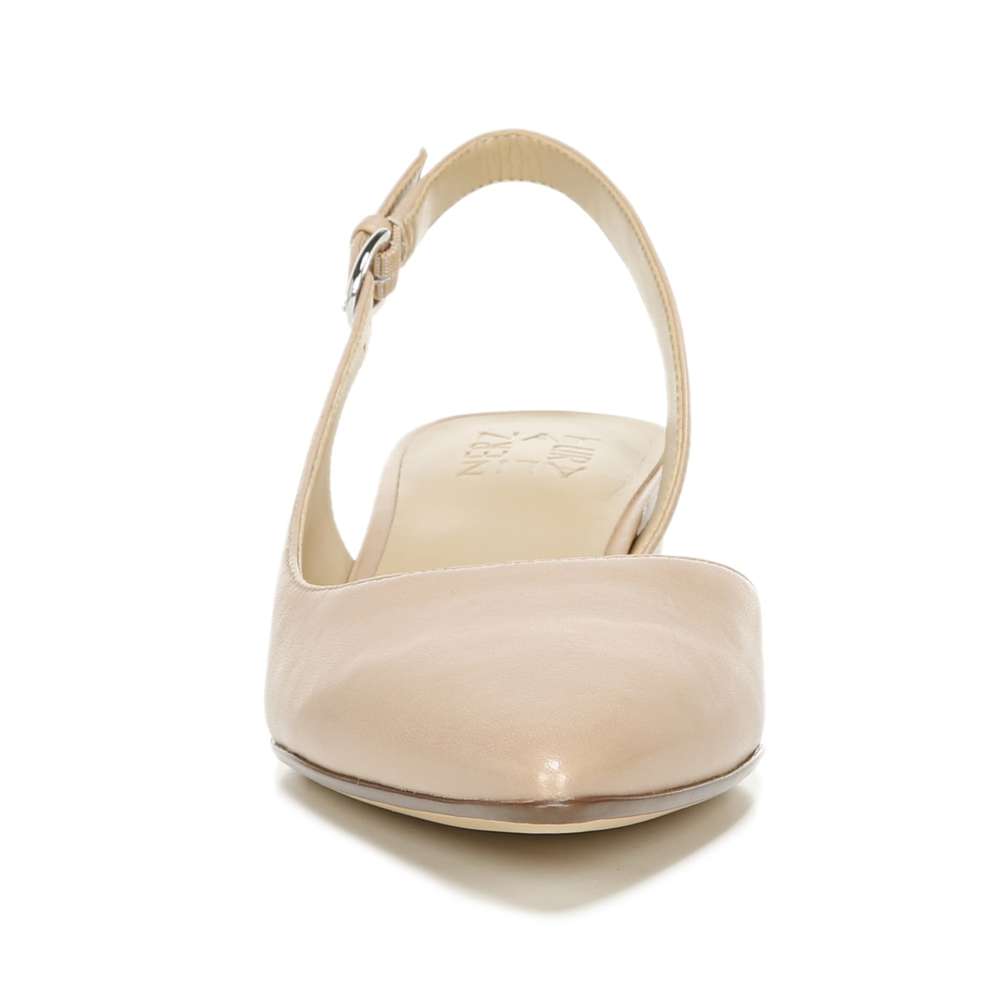 Banks Slingback Heeled Sandal - Barely Nude