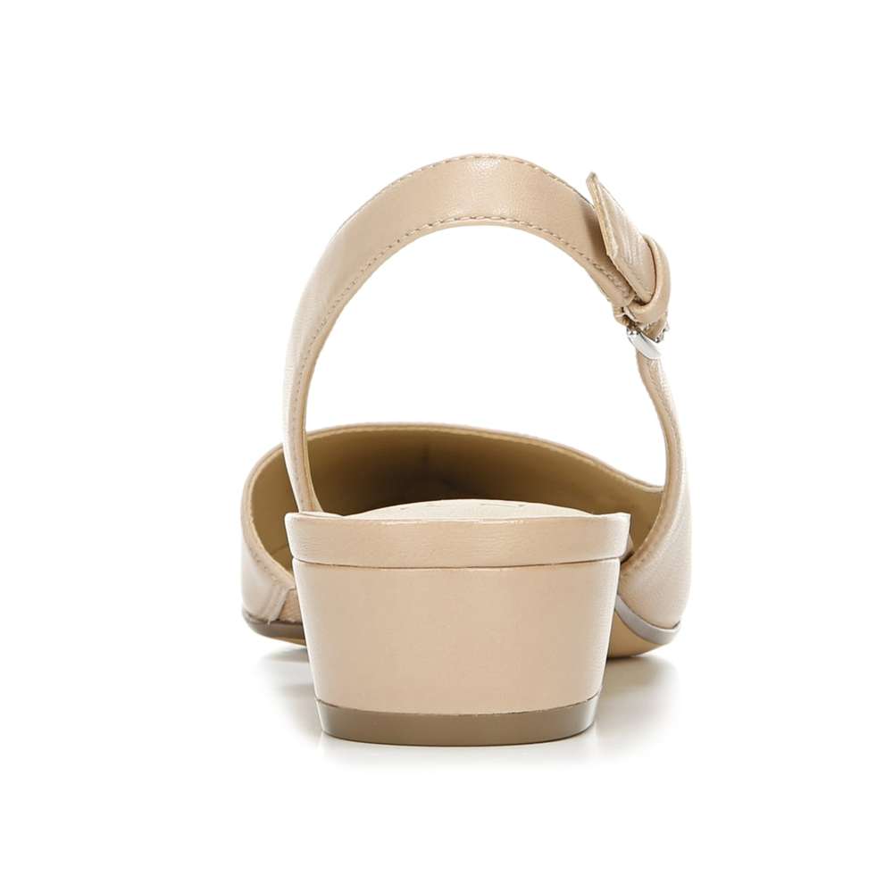 Banks Slingback Heeled Sandal - Barely Nude