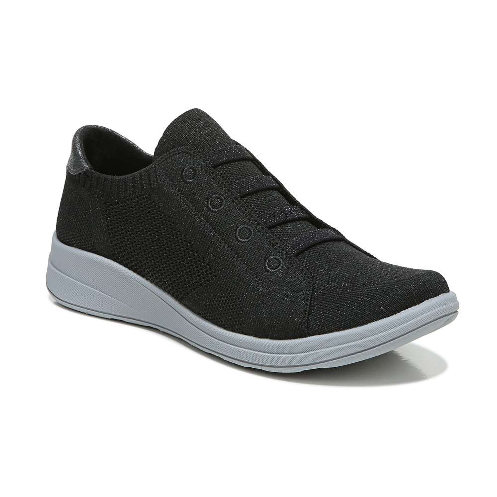 Golden Knit Slip-On Sneaker - Black