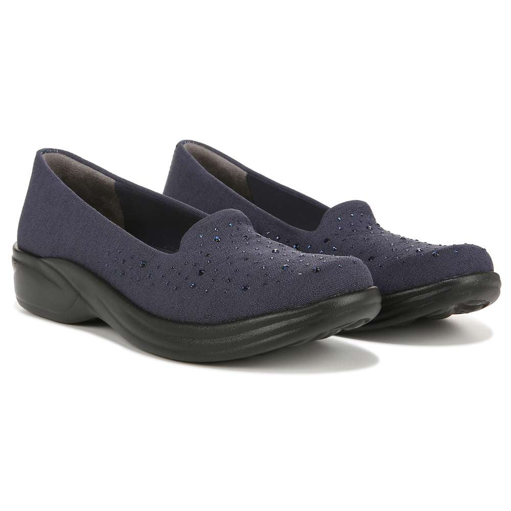 Poppyseed 3 Slip-On - Navy Blazer Rhinestone