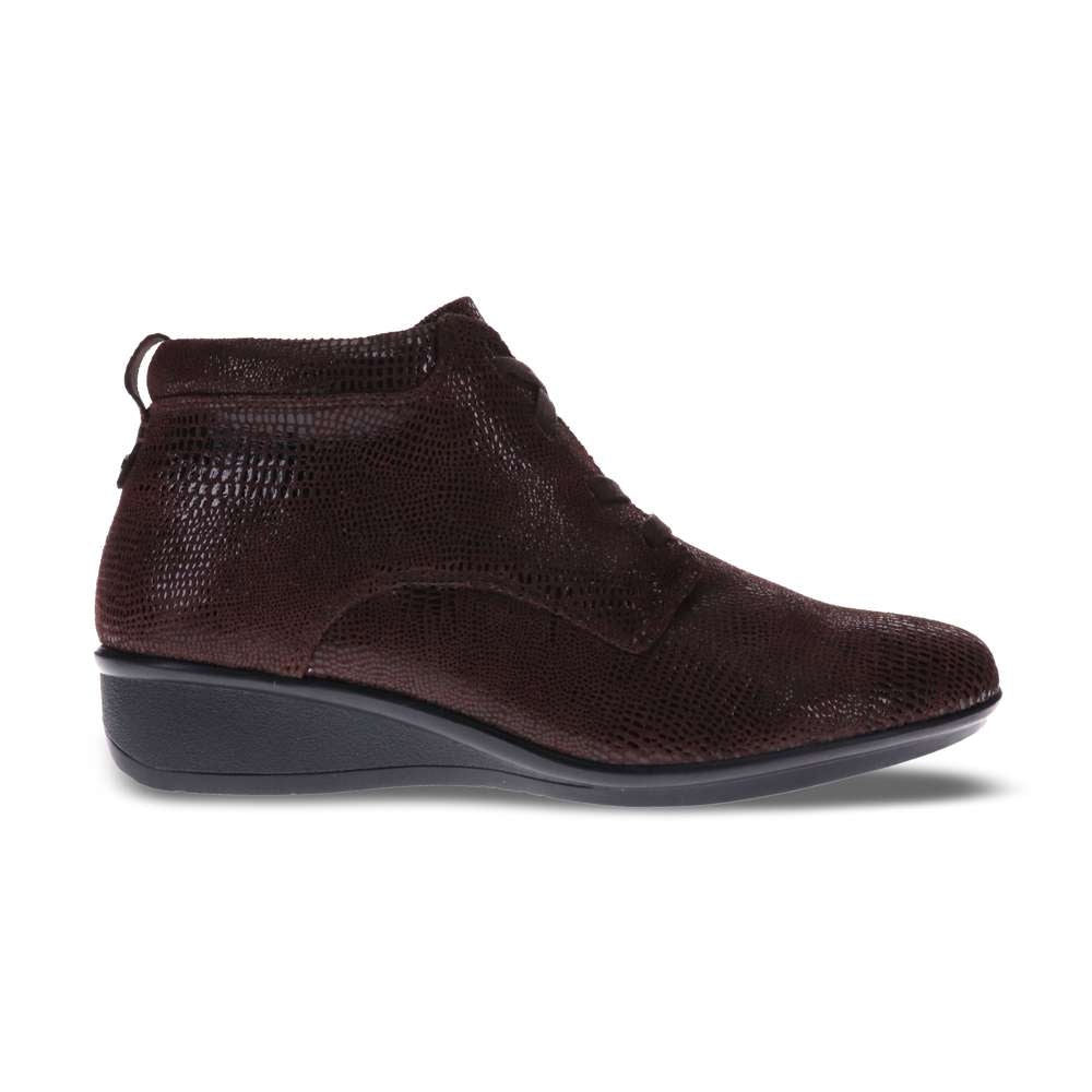Dubrovnik Bootie - Espresso Lizard