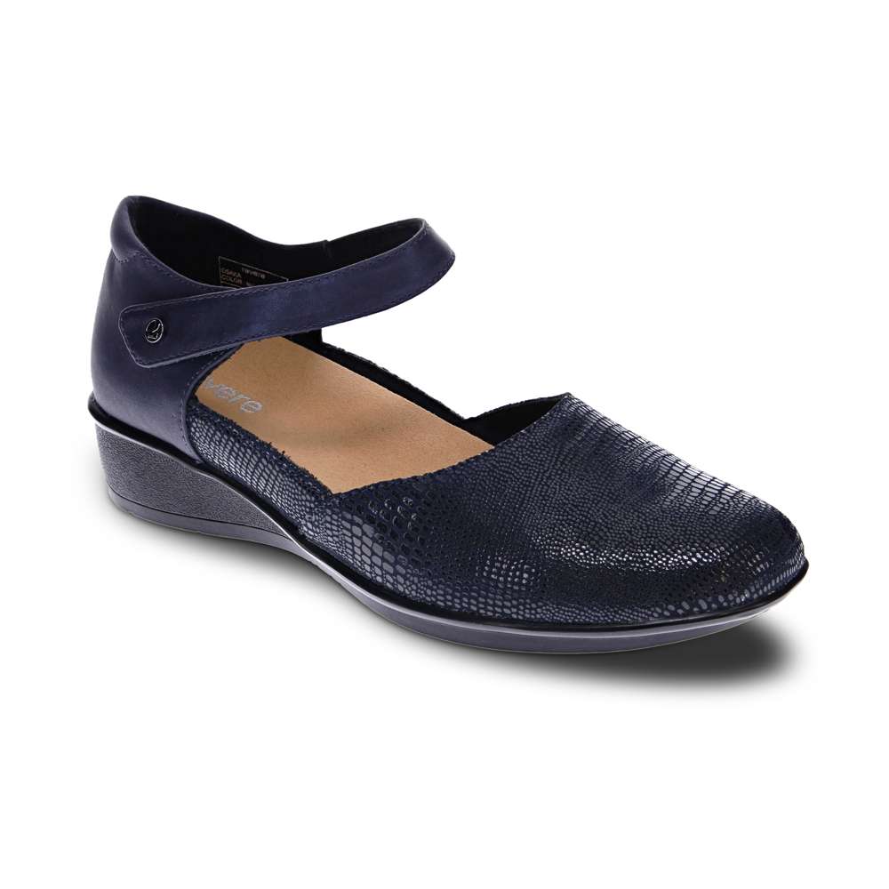 Osaka Mary-Jane - Sapphire/Navy Lizard