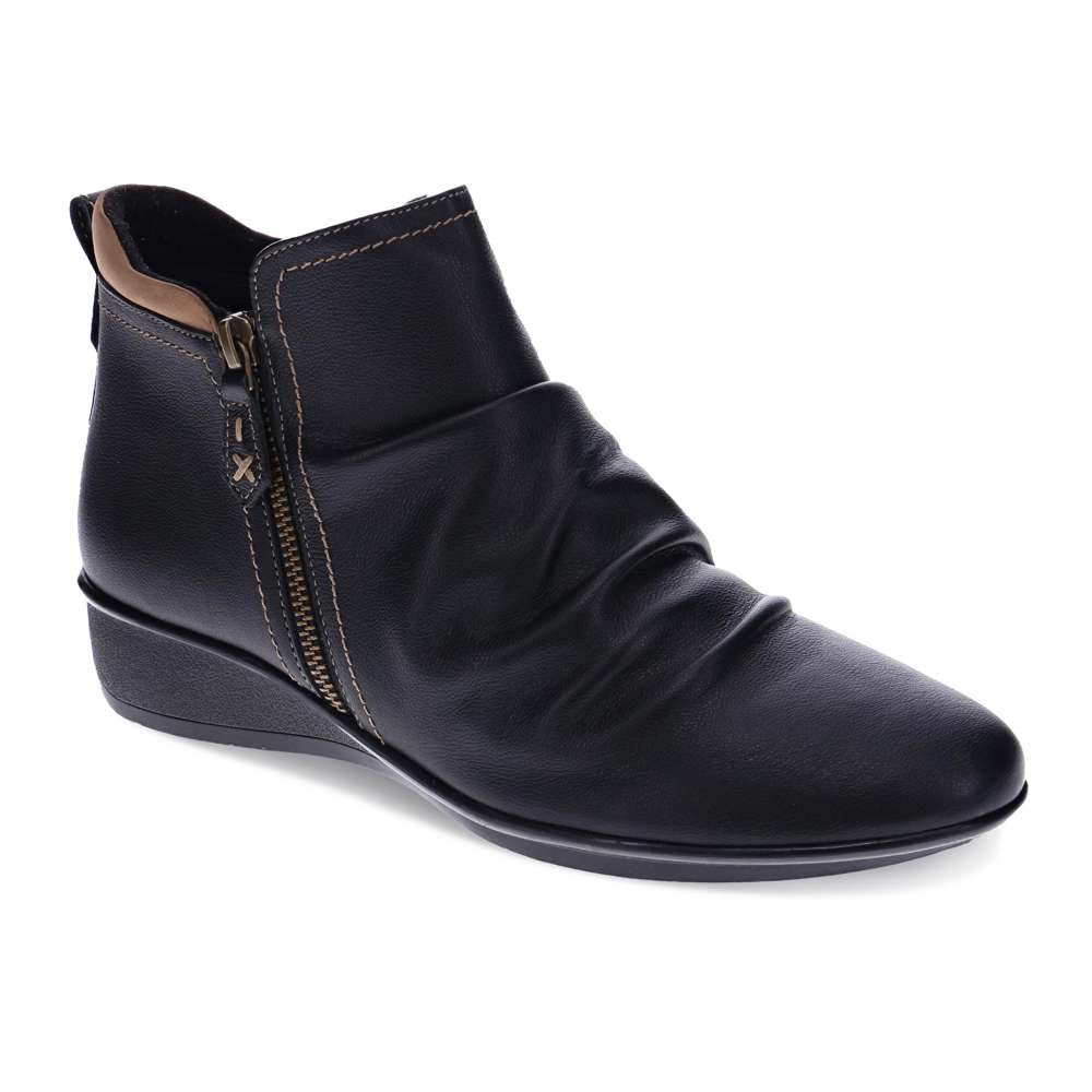 Plymouth Boot - Black/Toffee