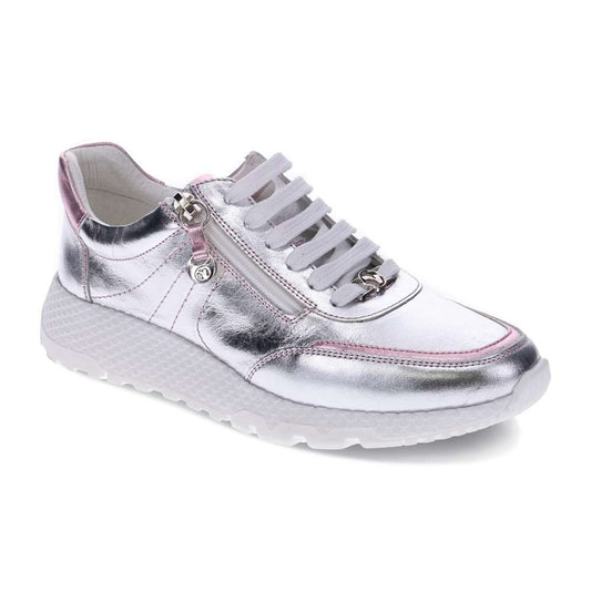 Sapporo Zip Casual Sneaker - Silver