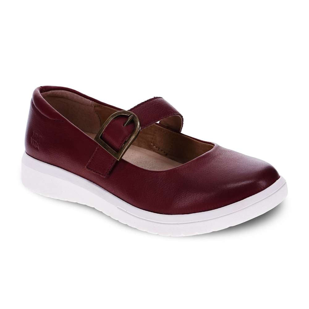 Besty Mary-Jane - Burgundy