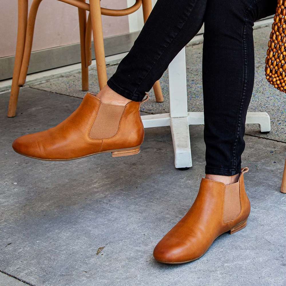 Sally Chelsea Boot - Black Croc