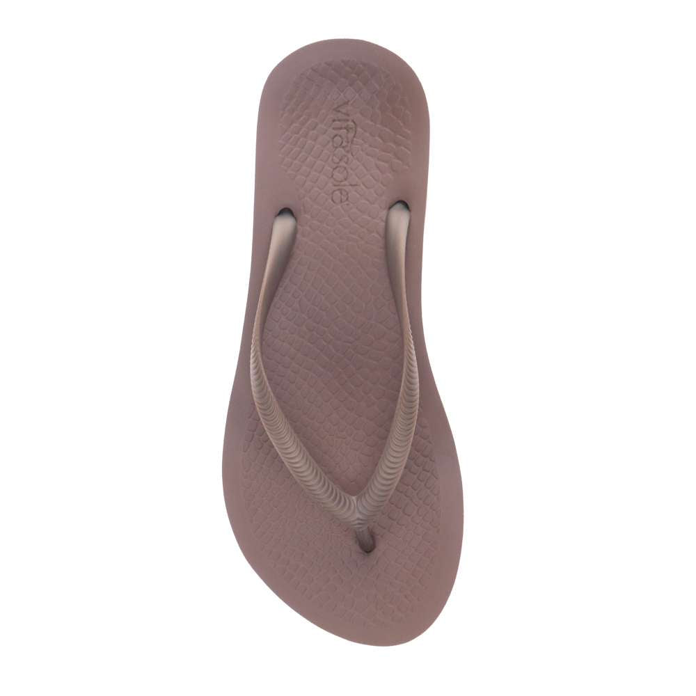 Venice Solid Women's Toe Post Sandal - Bronze