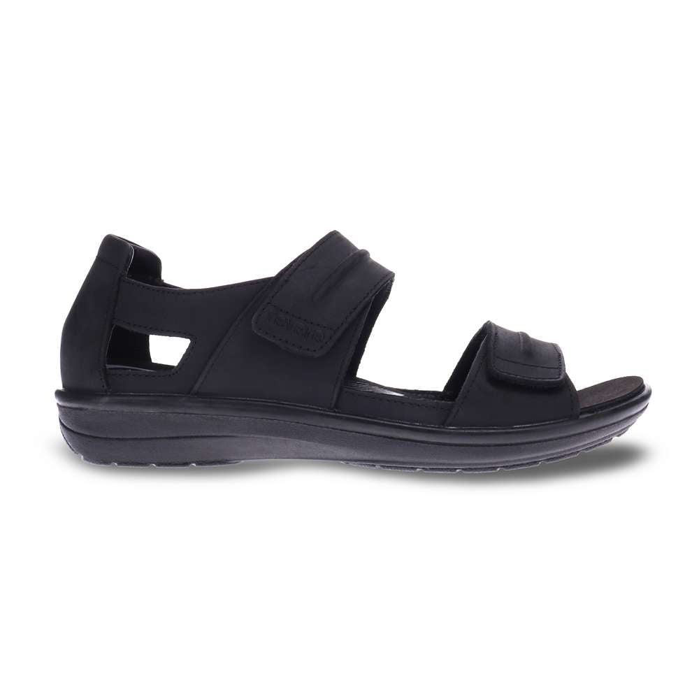 Cairns Heel Counter Sandal - Oiled Black