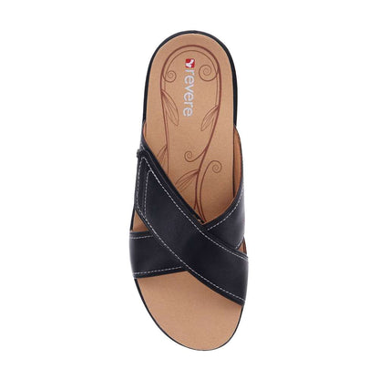 Denia Slide - Black French