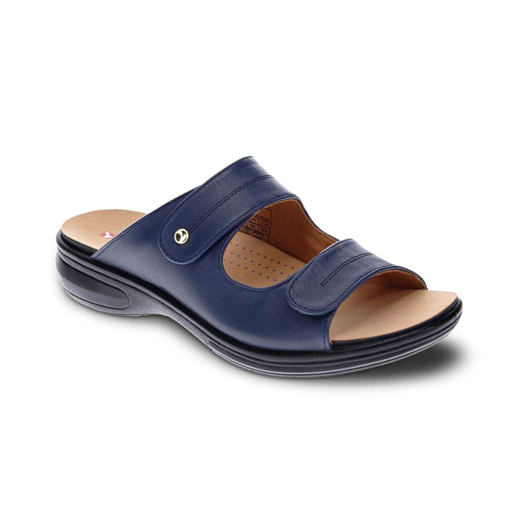 Florence Slide - Blue French