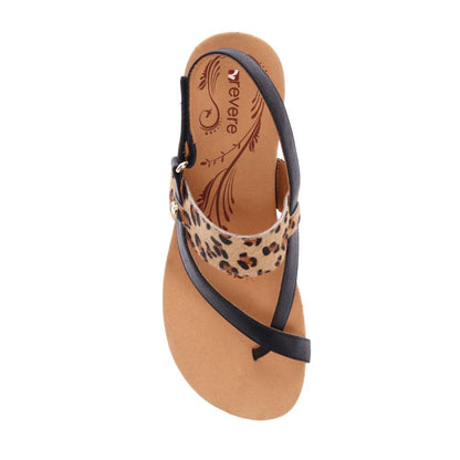 Honolulu Back Strap Wedge - Leopard