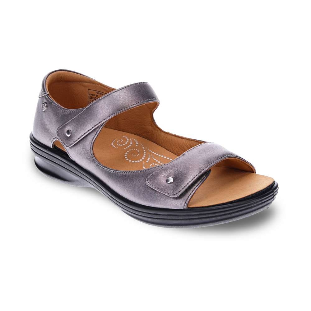 Madrid Sandal - Gunmetal