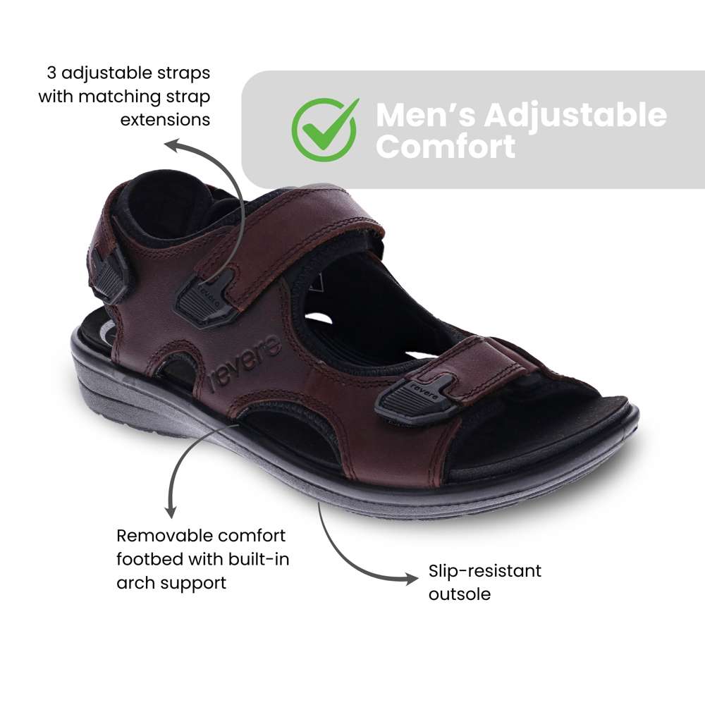 Montana 2 Back Strap Sandal - Whiskey
