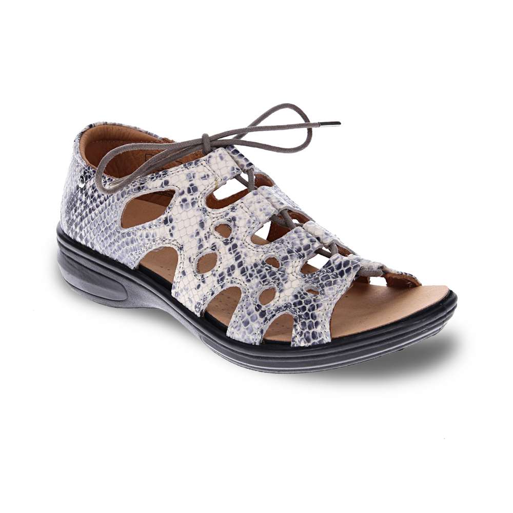Napier Ghillie Sandal - Natural Snake