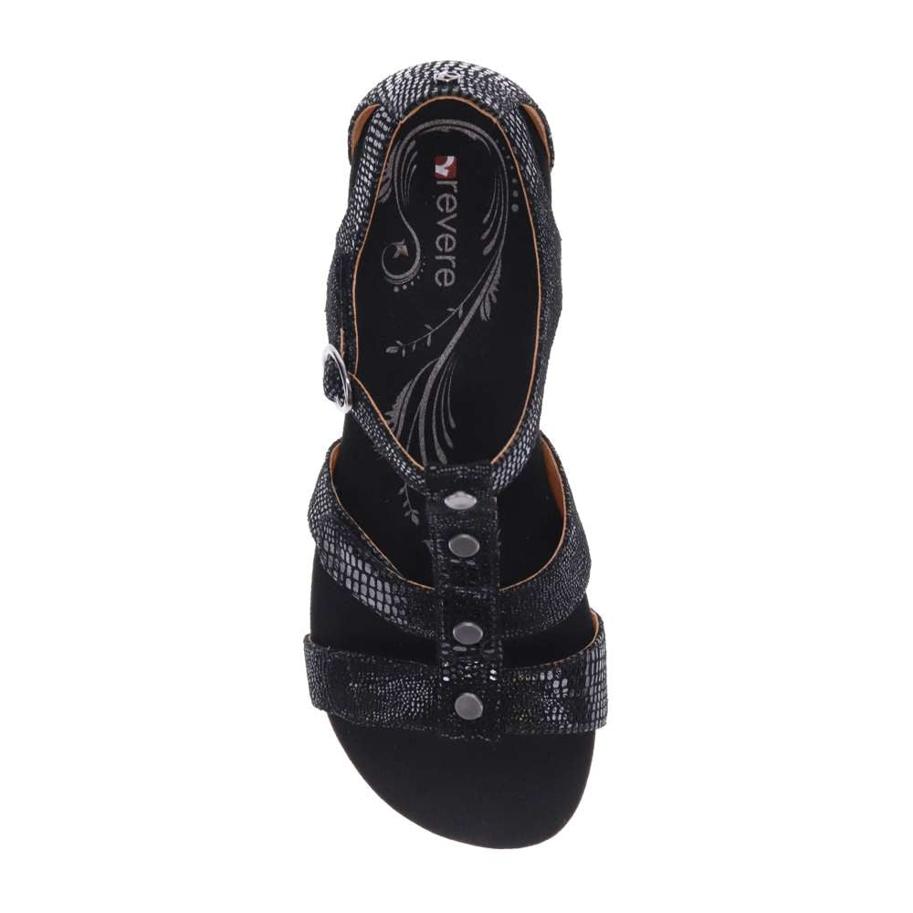 Nassau Wedge - Black Lizard