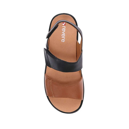 Rosario Wedge - Black/Tan
