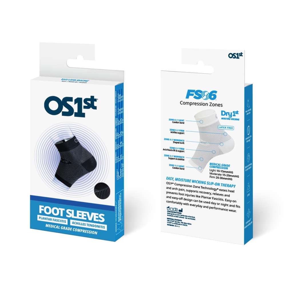 Sports Compression Foot Sleeve (FS6) - Yellow
