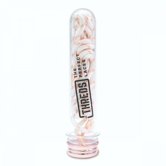 Bling Laces - Rose Gold Lace: White Pattern: Rose Gold