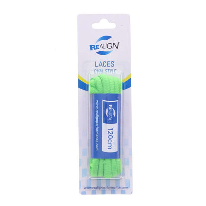 Laces Oval - Green