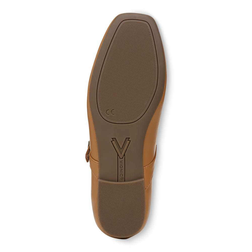 Alameda Mary-Jane Flat - Camel