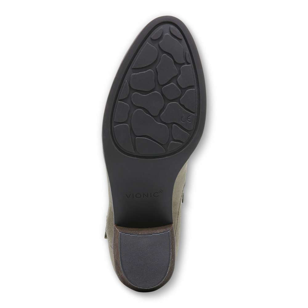 Cecily Ankle Boot - Stone Suede