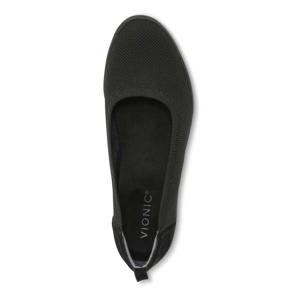 Jacey Knit Wedge - Black