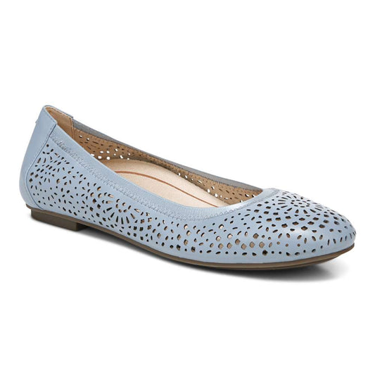 Robyn Perf Flat - White/Blue