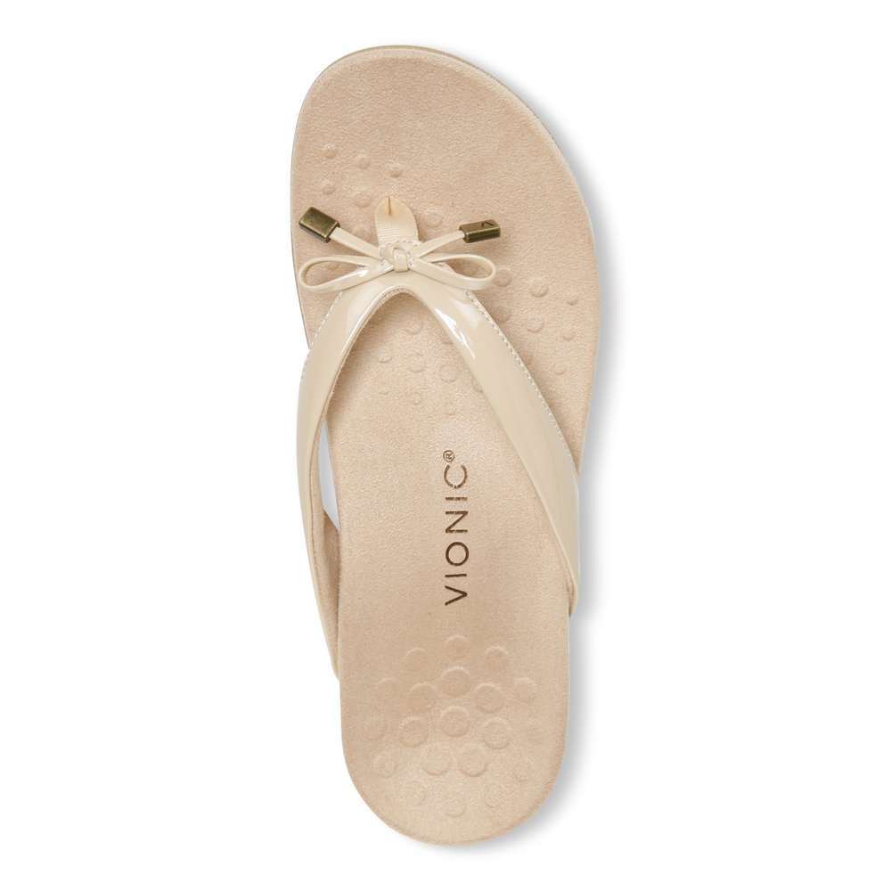 Bella Toe Post Sandal - Semolina