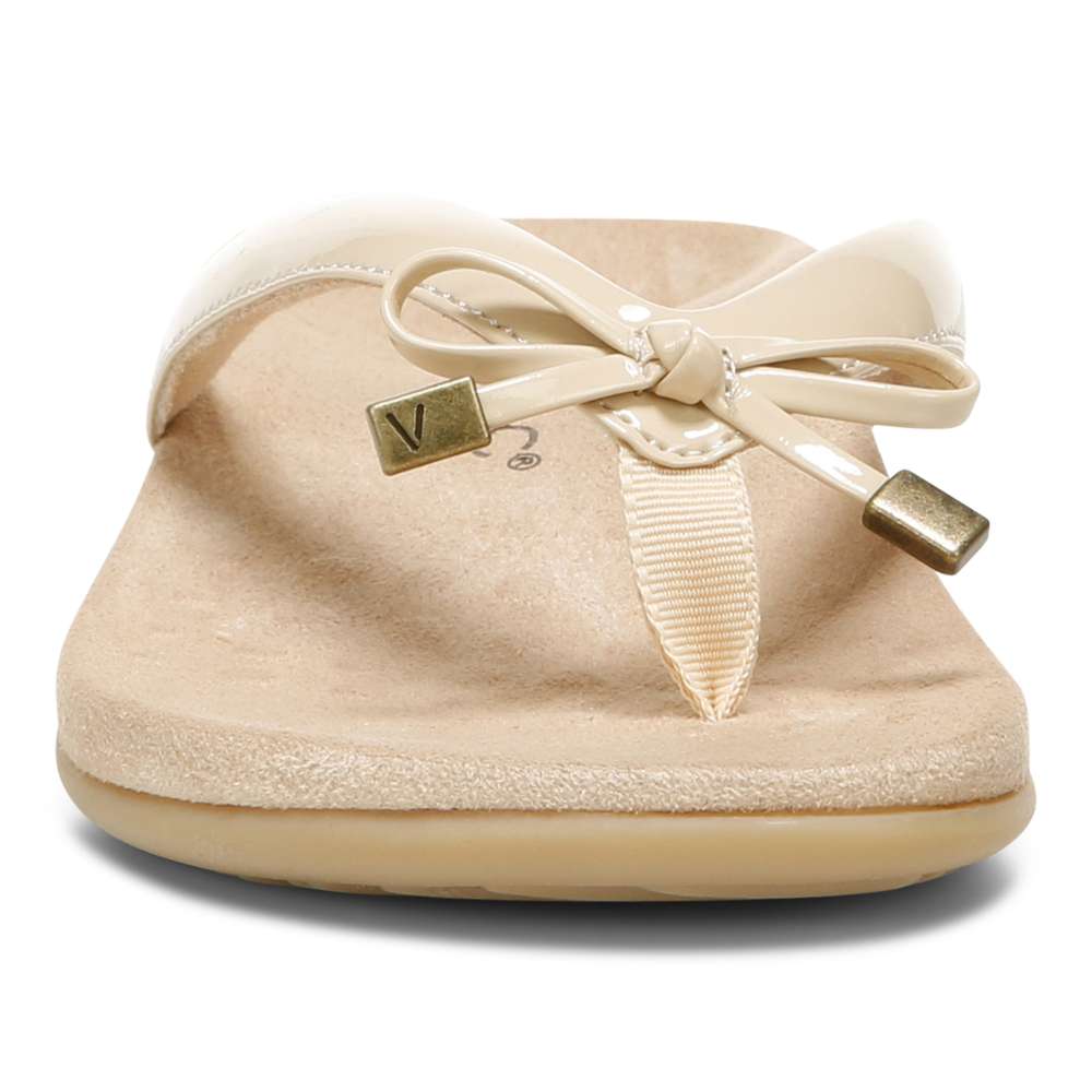 Bella Toe Post Sandal - Semolina
