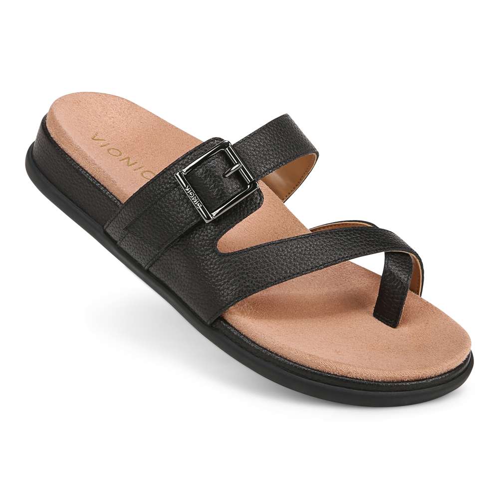 Carmela Slide - Black