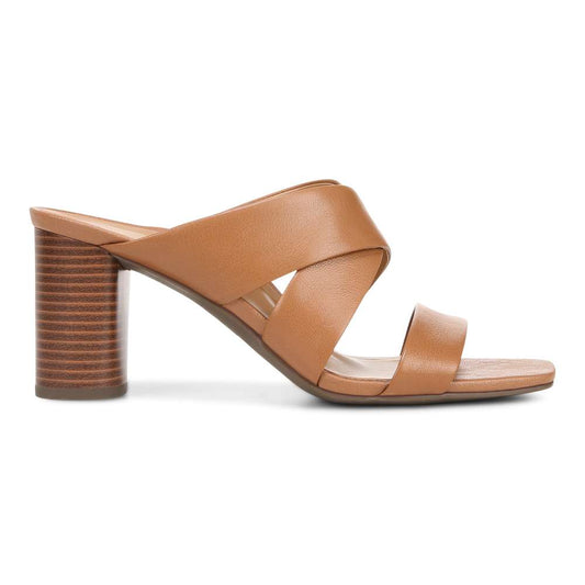 Merlot Heeled Sandal - Toffee